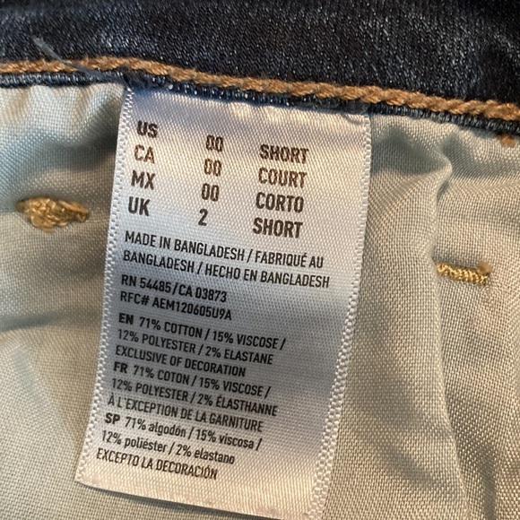 AMERICAN EAGLE Womens Stretch Skinny Jean - size 00 - Picture 16 of 16